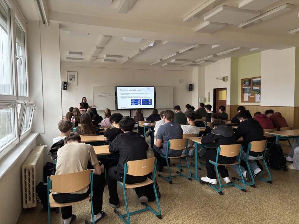 Workshopy o Evropské unii - Střední škola informatiky, poštovnictví a finančnictví Brno